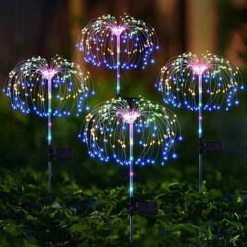 4X СОЛНЕЧНАЯ ЛАМПА ДЛЯ УКРАШЕНИЯ САДА ОДУВШИНКИ 120 LED