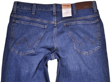 WRANGLER spodnie BLUE DAWN regular jeans STRAIGHT _ W32 L32