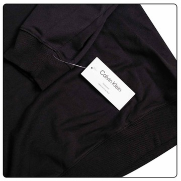 CALVIN KLEIN CIENKA BLUZA MĘSKA HOODIE BLACK r. XL