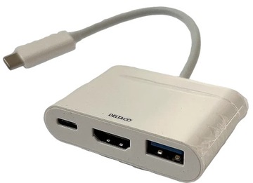 Adapter DELTACO USB C - HDMI USB-C USB 3.1 CP90