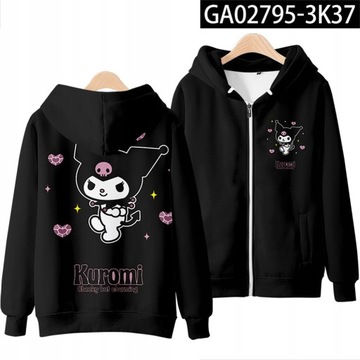 куроми толстовка hello kitty каваи Харадзюку аниме