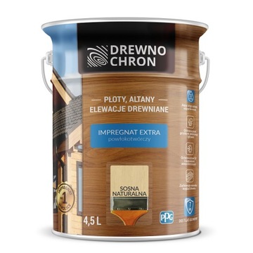 DREWNOCHRON Impregnat powłokotwórczy SOSNA NATURALNA 4,5 l