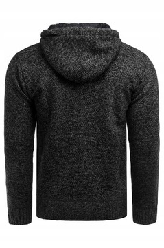 XXL — УТЕПЛЕННЫЙ ДЖЕМПЕР С КАПЮШОНОМ MQ-2834