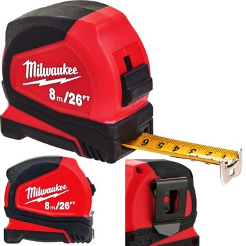 MIARA TAŚMA MIERNICZA COMPACT 8/26' MILWAUKEE