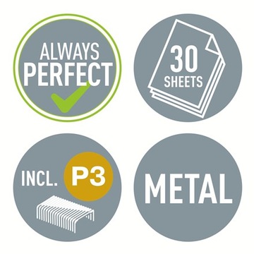 Офисный степлер Leitz NEXXT 5562 на 30 листов 24/6 Черный