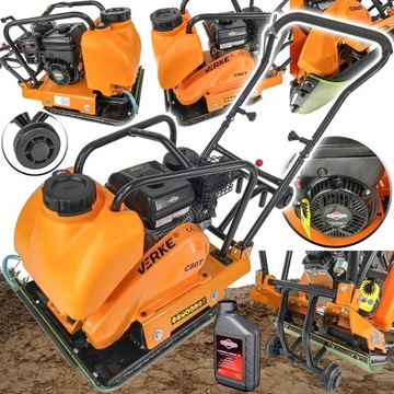 ZAGĘSZCZARKA SPALINOWA UBIJAK GRUNTU 5KM 78KG + GUMA + OLEJ BRIGGS&STRATTON