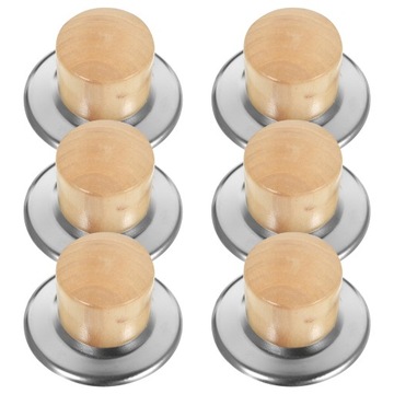 Akcesoria z litego drewna 6 zestawów