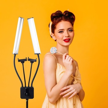 Светодиодный косметический торшер для ресниц, укладки бровей и макияжа