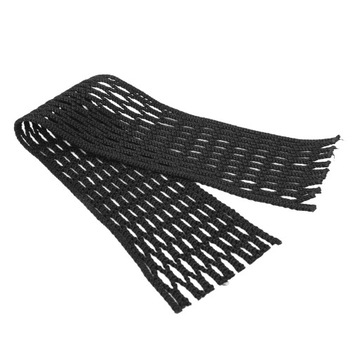 Сетчатый шнур для лакросса, черный нейлон, износостойкий 2S