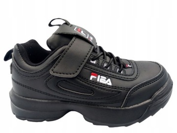 Sneakersy Lekkie Buty Sportowe Rzepy Adidasy Fil