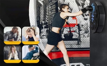 МУЗЫКАЛЬНЫЙ БОКСЕРСКИЙ МАШИНА В ТРЕНИРОВОЧНОЙ БОКСЕРСКОЙ СТЕНЕ