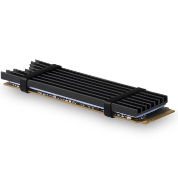 Pasywny radiator dysków M.2 SSD Axagon 3 mm