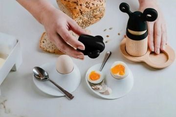 ПОДСТАВКА ДЛЯ ЯИЦ, белые стаканы, 2 шт, дополнение к посуде