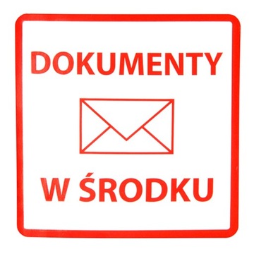ETYKIETY Nadruk DOKUMENTY W ŚRODKU naklejki 1000