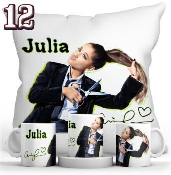 НАБОР ARIANA GRANDE КРУЖКА + ПОДУШКА + ИМЯ