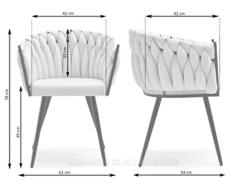 СТИЛЬНОЕ СТУЛ ROSA GREY GOLD GREY ROSA С ВЕЛЮРОВОЙ ПОКРЫТИЕМ