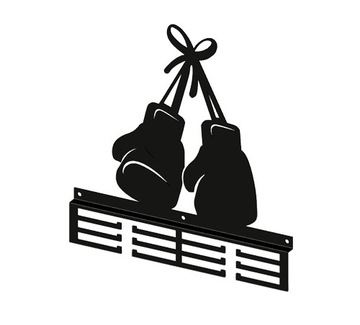 Wieszak ścienny na medale RĘKAWICE BOKSERSKIE 40 cm boks mma