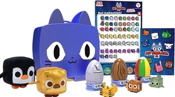 ФИГУРКИ Pet Simulator X — Голубой переливающийся кот