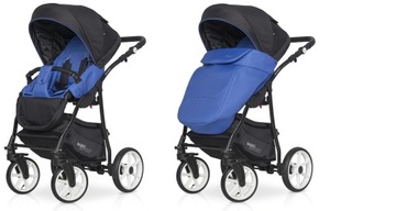 МНОГОФУНКЦИОНАЛЬНАЯ КОЛЯСКА 3в1 Riko BASIC SPORT BLUE
