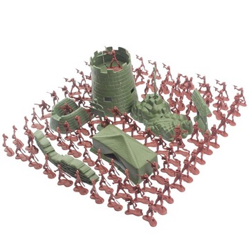 100 Miniatury Model Figurki Żołnierza Układ Gry
