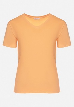 Born2Be Pomarańczowy T-shirt damski 5XL