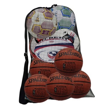 Large-Capacity Outdoor Sports Bag Pool Storage Mesh Bags Mesh Ball Bag Socc