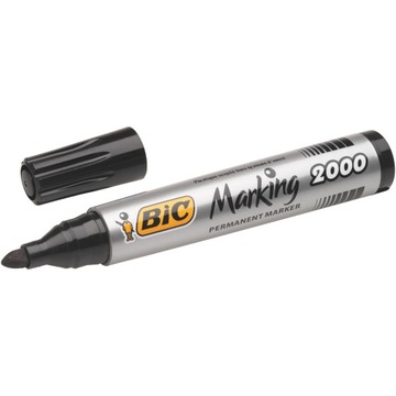 Marker permanentny czarny BIC 2000 okrągły