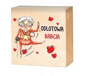 HERBACIARKA 4 ODLOTOWA BABCIA DZIEŃ BABCI PREZENT