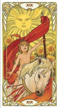 Golden Art Nouveau Tarot, Wielkie Arkana