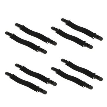 4 pary klipsów do spodni z paskiem do butów z ciężkimi klipsami do