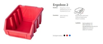 Контейнер для хранения Cuvetoa Организатор Ergobox 2