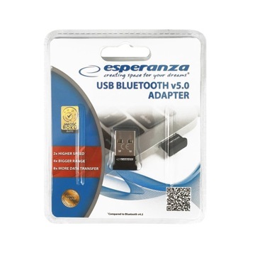 МИНИ-АДАПТЕР ДЛЯ КОМПЬЮТЕРА BLUETOOTH 5.0 USB 2.0