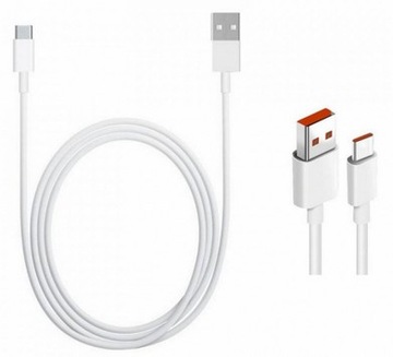 ORYGINALNY SZYBKI KABEL 120W 6A USB-C TYP-C XIAOMI REDMI PRO Mi TURBO 1 M