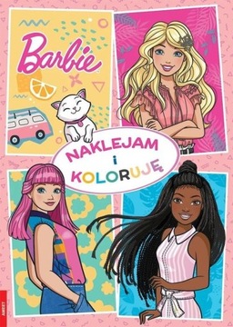BARBIE NAKLEJAM I KOLORUJĘ