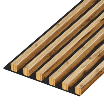 LAMELE ŚCIENNE NA FILCU 24x275 AKUSTYCZNE 6 LAMELI ROŻNE KOLORY WOTAN