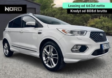 Ford Kuga II SUV 2.0 TDCi 150KM 2016 Ford Kuga Bezwypadkowy, 4x4, FV23, Vignale, KredytowanieLeasing, gwarancja