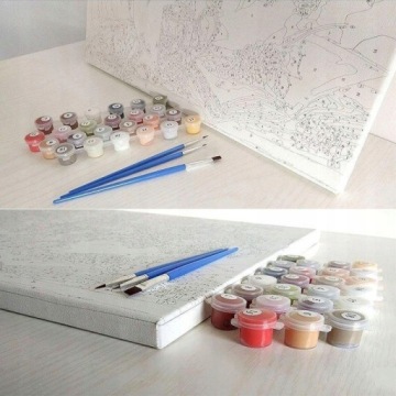 Obraz Malowanie po numerach SANTORINI