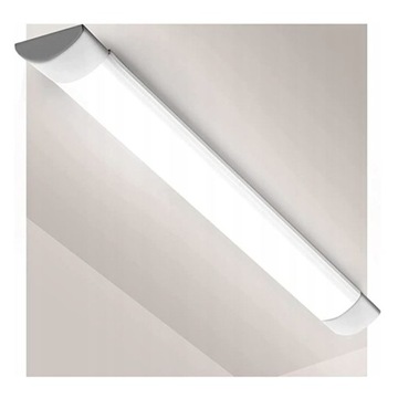 5 светодиодных потолочных светильников для поверхностного монтажа, 150 см, 50 Вт, 4000 К, нейтральный для мастерской