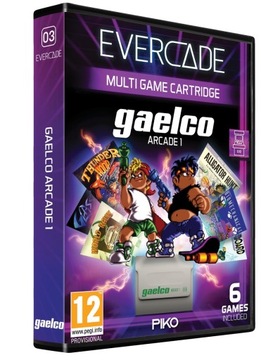Evercade A3 - Zestaw 6 gier Gaelco Arcade 1