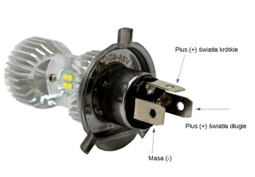 Светодиодная лампа CREE H4, HS1 3200 Лм, 16 Вт