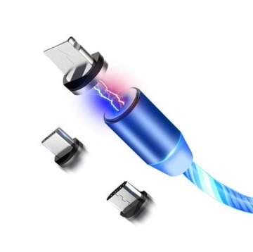 МАГНИТНЫЙ КАБЕЛЬ 2M MICRO TYPE-C IPHONE LUMINOUS