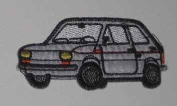 FIAT 126p - NASZYWKA NA UBRANIE