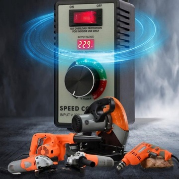 Регулятор скорости двигателя, напряжение 4000Вт 230В