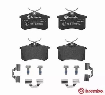 ЗАДНИЕ ДИСКИ + КОЛОДКИ BREMBO AUDI A3 8P SEAT ALTEA