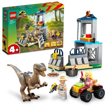 LEGO JURASSIC WORLD 76957 Ucieczka welociraptora
