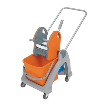 Splast TS-0001 - Wózek jednowiaderkowy z wyciskarką, wiadro 25 l + 6 l