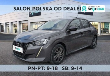 Peugeot 208 II Hatchback 1.2 PureTech 75KM 2022 Peugeot 208 1.2 PureTech Active Pack SS SalonPL FVat Od Reki ASO Instalacj