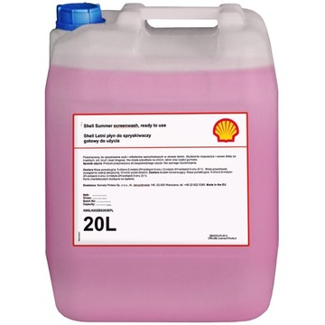Shell Letni płyn do spryskiwaczy gotowy (20L)