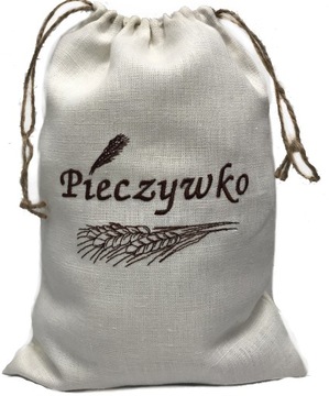 WOREK NA CHLEB DO PRZECHOWYWANIA PIECZYWA 100% LEN