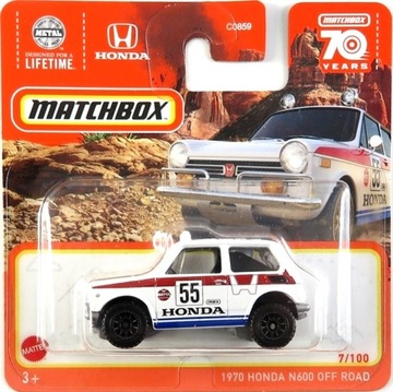 1970 HONDA N600 OFF ROAD autko MATCHBOX seria 2023